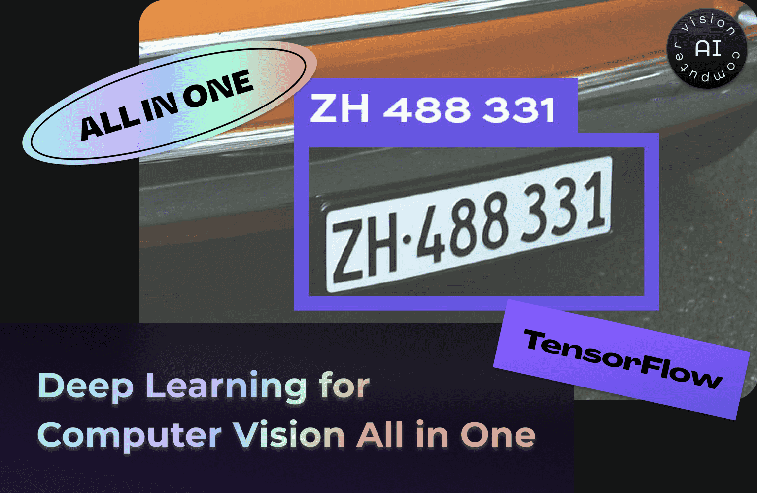 차량 번호판 인식 프로젝트와 TensorFlow로 배우는 딥러닝 영상인식 올인원 강의 이미지